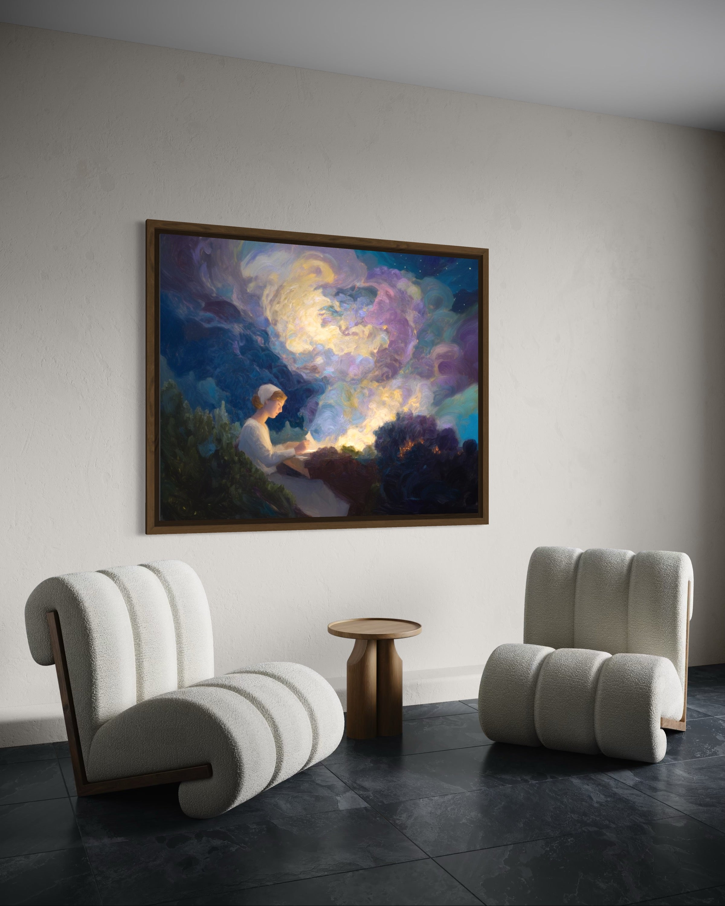 "Worlds Woven in Her Whisper"