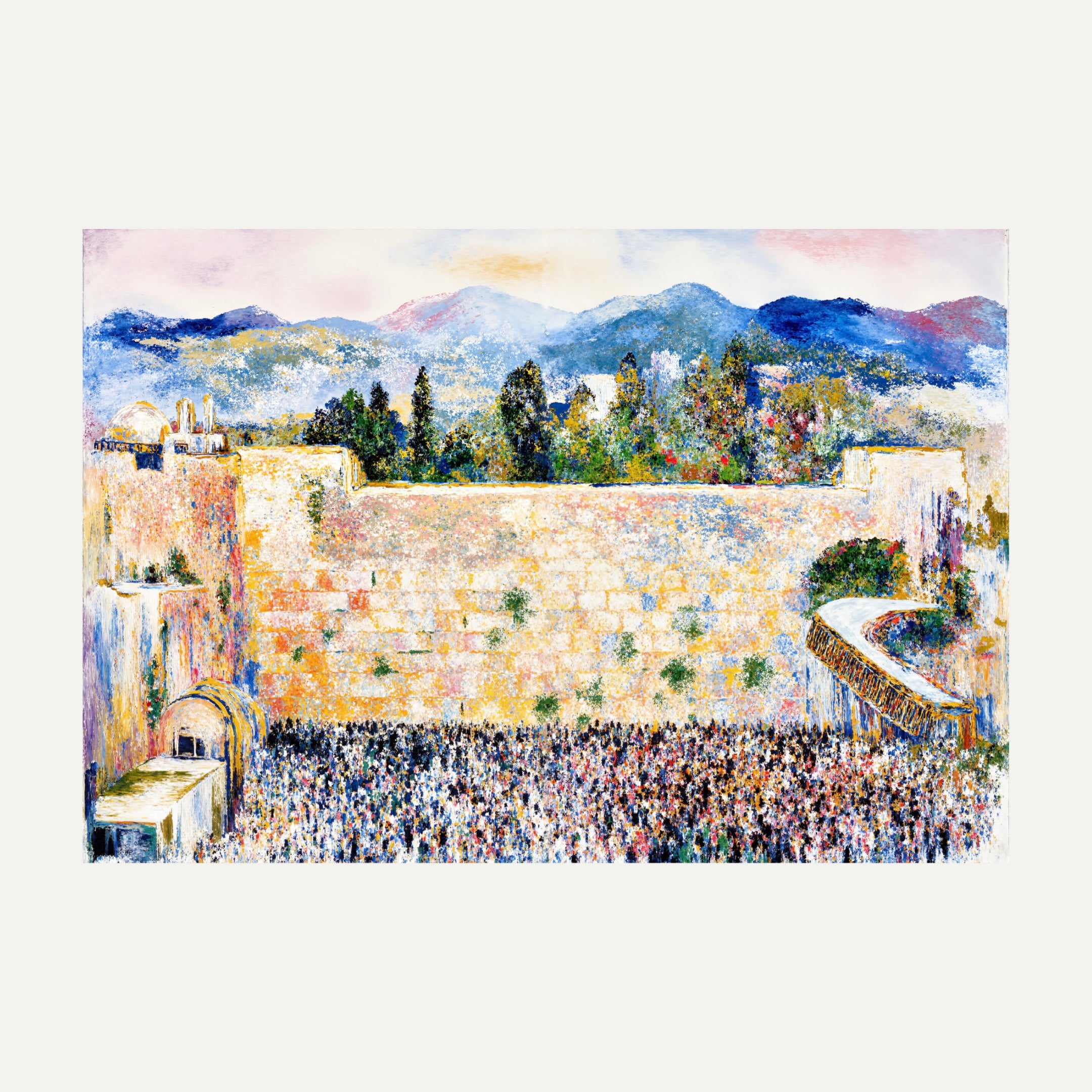 "Leroy Neiman Inspired Kotel"