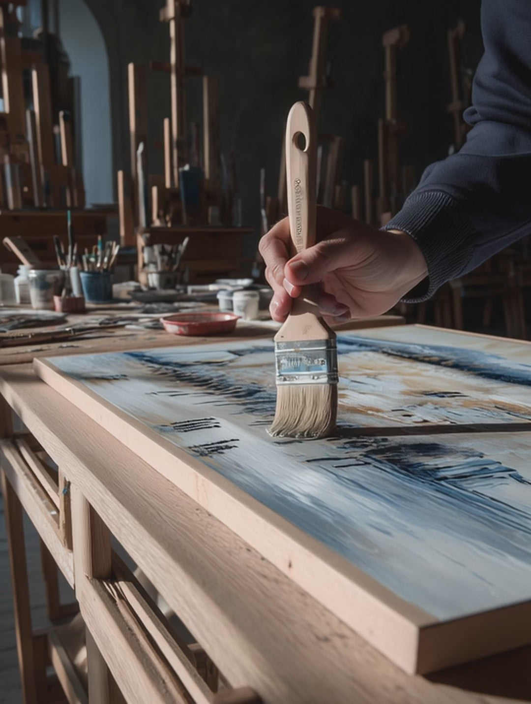 Load video: &lt;p&gt;Want that brushstroke look? Our texture add-on is a hand-applied, glossy acrylic finish that creates the illusion of real paint on canvas.&lt;/p&gt;&lt;p&gt;Please note: this is a textured finish, not actual paint.&lt;/p&gt;